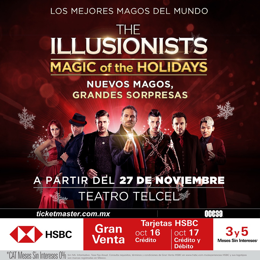 THE ILLUSIONISTS: LA MAGIA QUE TRANSFORMARÁ TU NAVIDAD